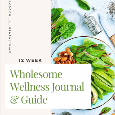  Wholesome Wellness Journal | Journal and Guide | The Meditating Goat